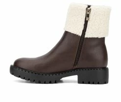 Women's New York And Company Nelli Winter Booties Brown -Journee Shop 3 250