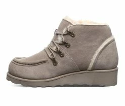 Women's Bearpaw Malinda Lace Up Booties Stone -Journee Shop 3 256