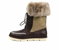 Women's Superlamb Altai Lace-Up Winter Boots Black Cherry 11 Women's Superlamb Altai Lace-Up Winter Boots Black Cherry -Journee Shop 3 285