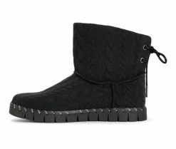 Women's MUK LUKS Flexi Hoboken Winter Boots Black -Journee Shop 3 297