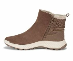 Women's Baretraps Mandie Booties Mushroom Suede -Journee Shop 3 298