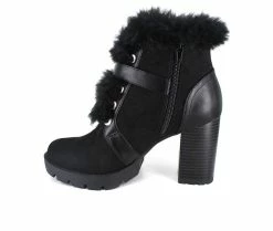Women's XOXO Raelee Winter Booties Black -Journee Shop 3 323