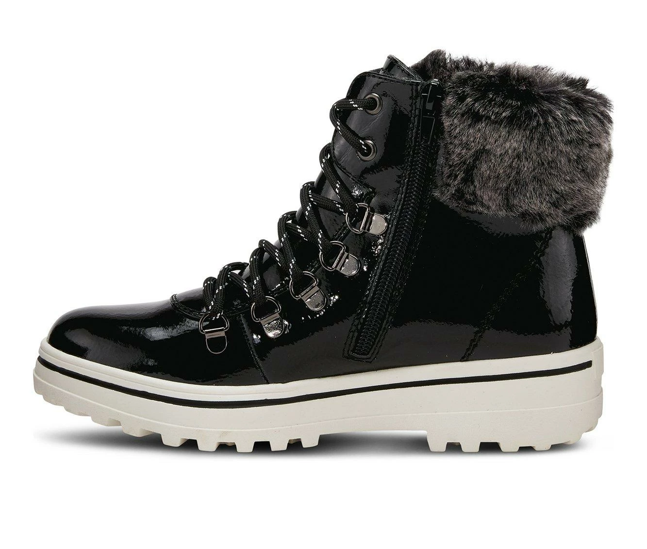 Women's Patrizia Charm Booties Black Patent 6 Women's Patrizia Charm Booties Black Patent - Image 4