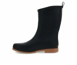 Women's Western Chief Modern Mid Boot Rain Boots Black -Journee Shop 3 34
