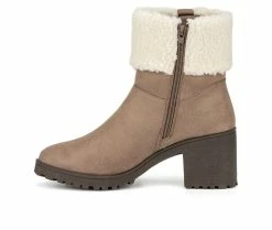 Women's Olivia Miller Amy Winter Booties Sand -Journee Shop 3 341