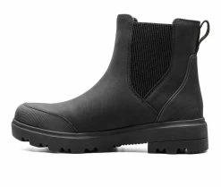 Women's Bogs Footwear Holly Chelsea Leather Chelsea Winter Boots Black -Journee Shop 3 35