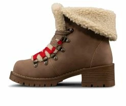 Women's Lugz Adore Fur Lace-Up Boots Roasted Cashew 11 Women's Lugz Adore Fur Lace-Up Boots Roasted Cashew -Journee Shop 3 356