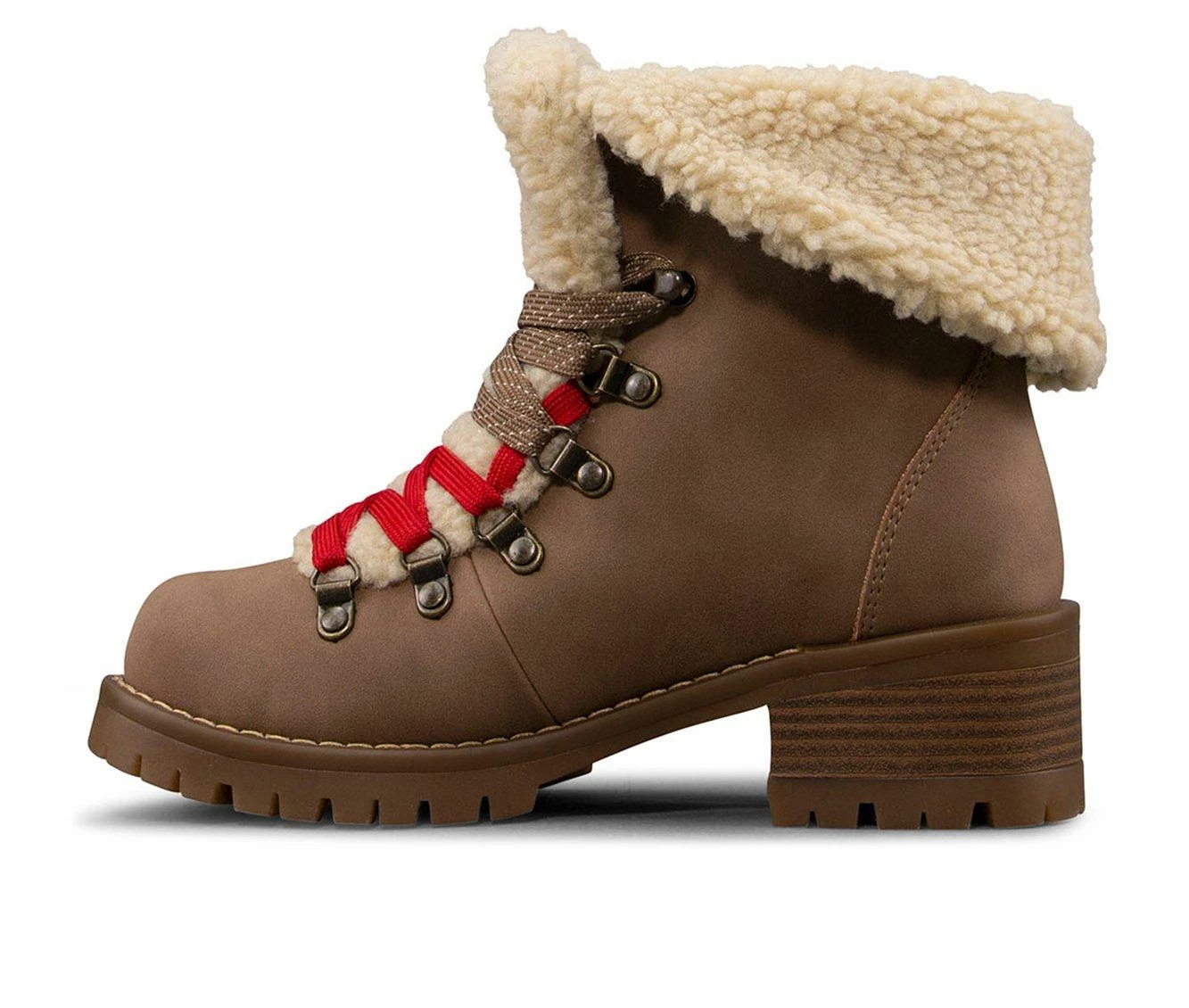 Women's Lugz Adore Fur Lace-Up Boots Roasted Cashew 6 Women's Lugz Adore Fur Lace-Up Boots Roasted Cashew - Image 4