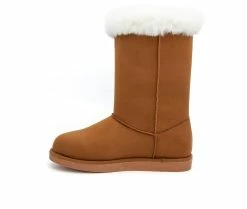 Women's Juicy Koded Winter Boots Cognac -Journee Shop 3 363