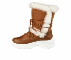 Women's Journee Collection Polar Winter Boots Tan -Journee Shop 3 381