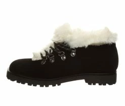 Women's Bearpaw Vera Lace-Up Winter Booties Black 11 Women's Bearpaw Vera Lace-Up Winter Booties Black -Journee Shop 3 383