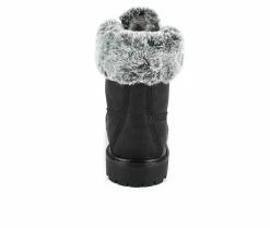 Women's Unionbay Mason Winter Lace-Up Boots Black 11 Women's Unionbay Mason Winter Lace-Up Boots Black -Journee Shop 3 405