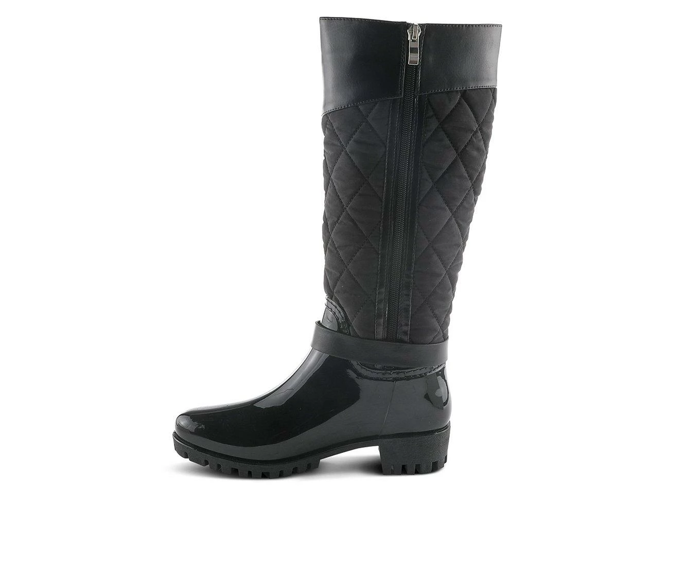 Women's SPRING STEP Lenina Rain Boots Black 6 Women's SPRING STEP Lenina Rain Boots Black - Image 4