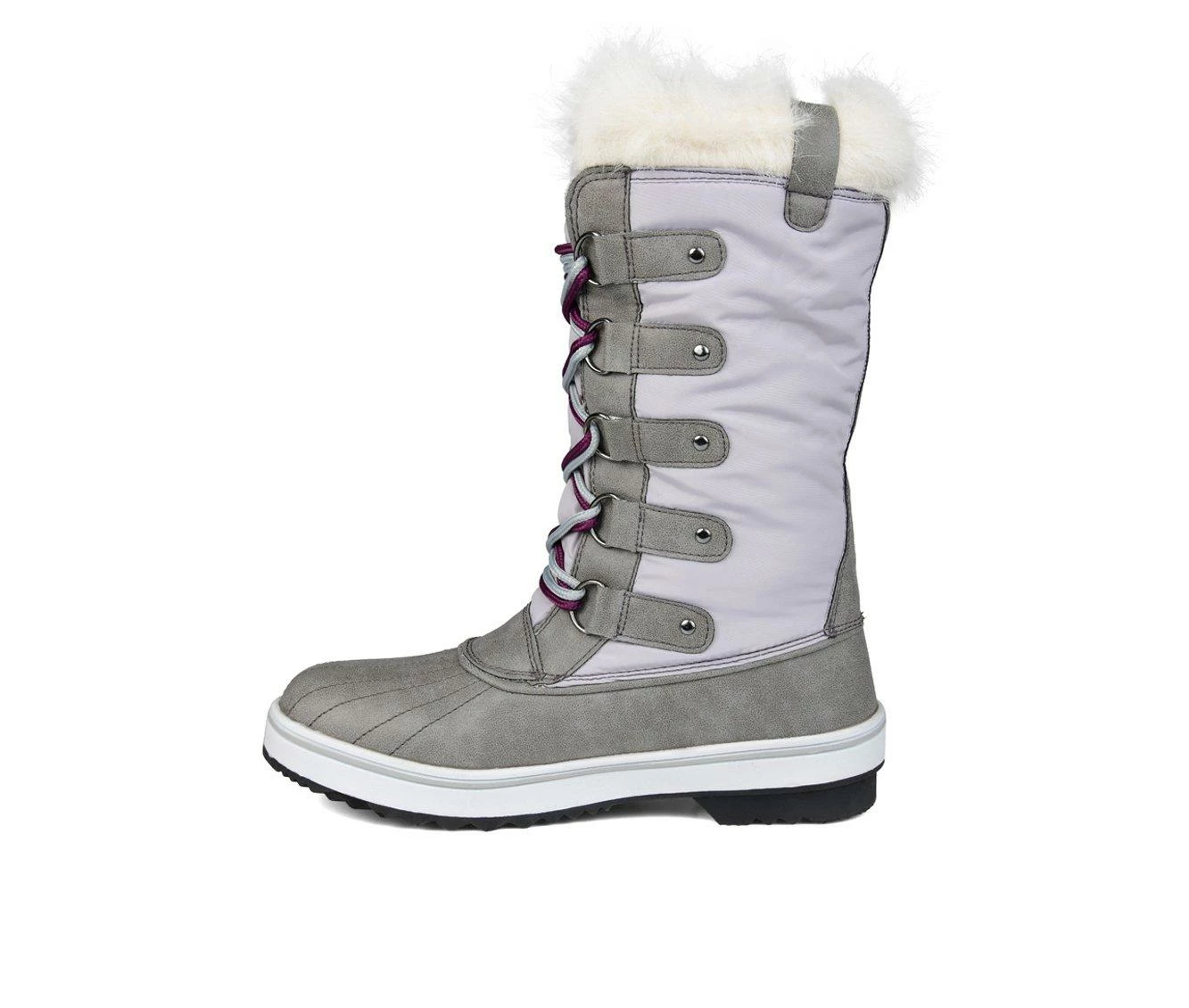 Women's Journee Collection Frost Winter Boots Grey 6 Women's Journee Collection Frost Winter Boots Grey - Image 4