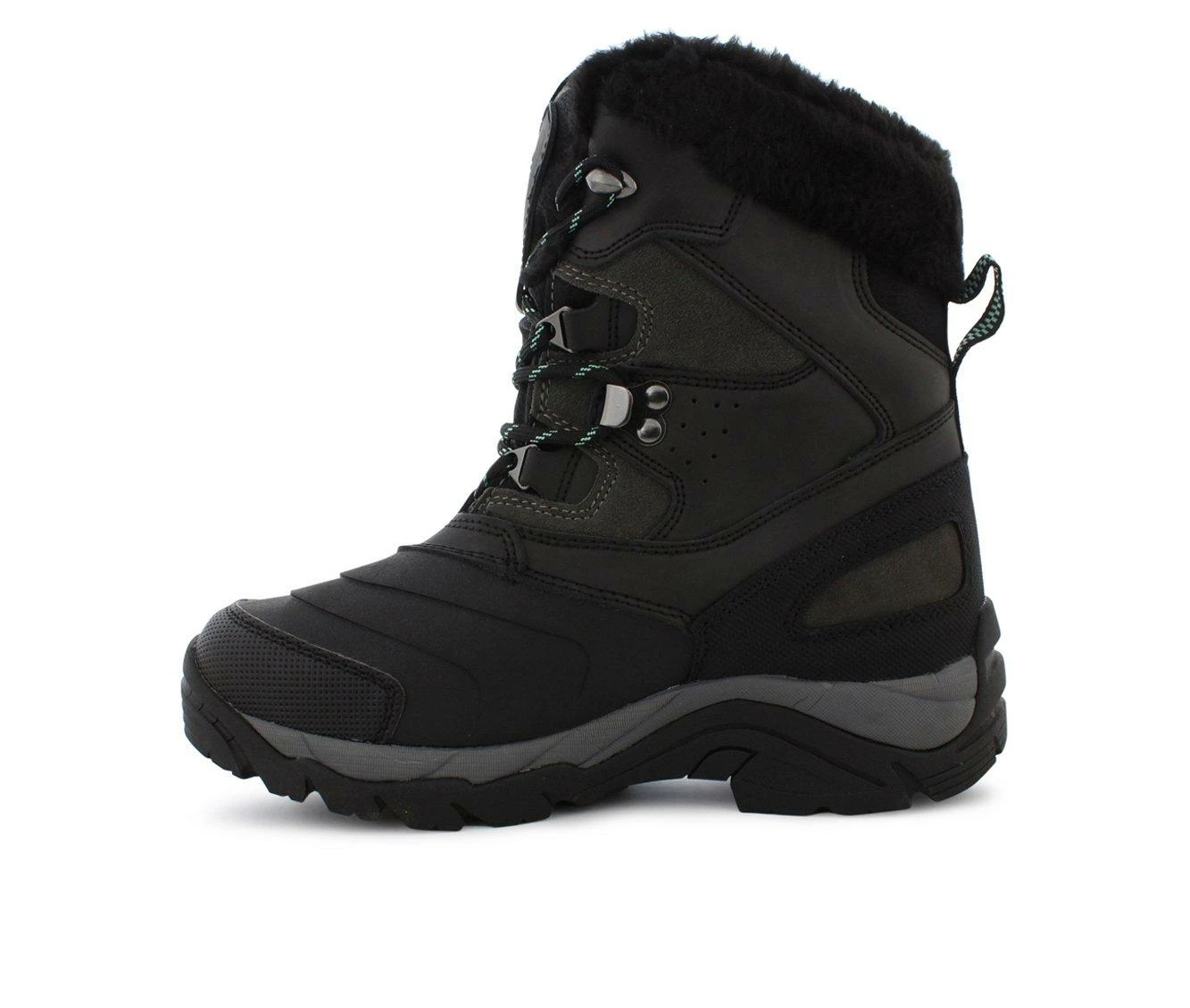 Women's Pacific Mountain Steppe Winter Boots Black/ Grey 6 Women's Pacific Mountain Steppe Winter Boots Black/ Grey - Image 4