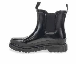 Women's Chooka Damascus Low Chelsea Rain Boots Black -Journee Shop 3 51