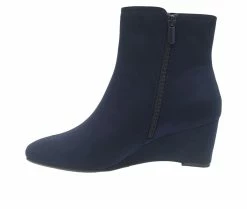 Women's Impo Jalisa Wedge Booties Midnight Blue -Journee Shop 3 532