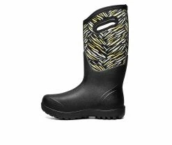 Women's Bogs Footwear Neo Classic Exotic Waterproof Boots Black Multi -Journee Shop 3 55
