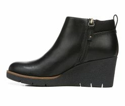Women's Dr. Scholls Berklie Wedge Booties Black Synthetic 11 Women's Dr. Scholls Berklie Wedge Booties Black Synthetic -Journee Shop 3 552