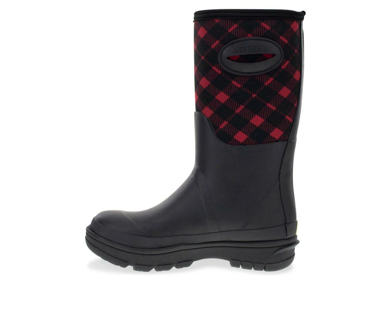 Women's Western Chief Buffalo Check Polarprene Mid Boots Black 6 Women's Western Chief Buffalo Check Polarprene Mid Boots Black - Image 4