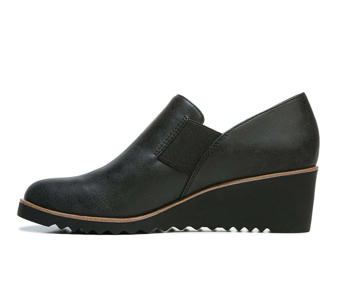 Women's LifeStride Zora Wedge Booties Black 6 Women's LifeStride Zora Wedge Booties Black - Image 4