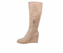 Women's Journee Collection Parker Extra Wide Calf Knee High Boots Taupe 10 Women's Journee Collection Parker Extra Wide Calf Knee High Boots Taupe -Journee Shop 3 575