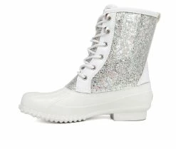 Women's Juicy Talos Duck Boots White 11 Women's Juicy Talos Duck Boots White -Journee Shop 3 59