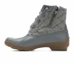 Women's Sperry Syren Gulf Wool Quilt Duck Boots Grey 11 Women's Sperry Syren Gulf Wool Quilt Duck Boots Grey -Journee Shop 3 6