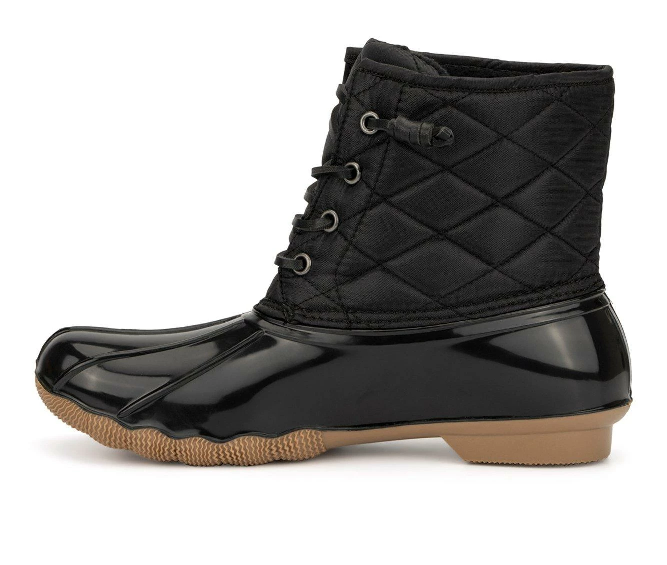 Women's Olivia Miller Julia Duck Boots Black 6 Women's Olivia Miller Julia Duck Boots Black - Image 4