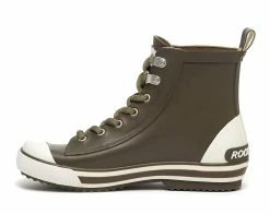 Women's Rocket Dog Rain Drop Lace-Up Rain Boots Olive -Journee Shop 3 65