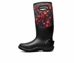 Women's Bogs Footwear Mesa Super Flowers Waterproof Boots Black Multi -Journee Shop 3 72