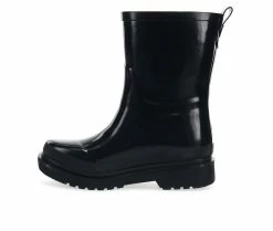 Women's Chooka Damascus Mid Rain Boot Black -Journee Shop 3 77