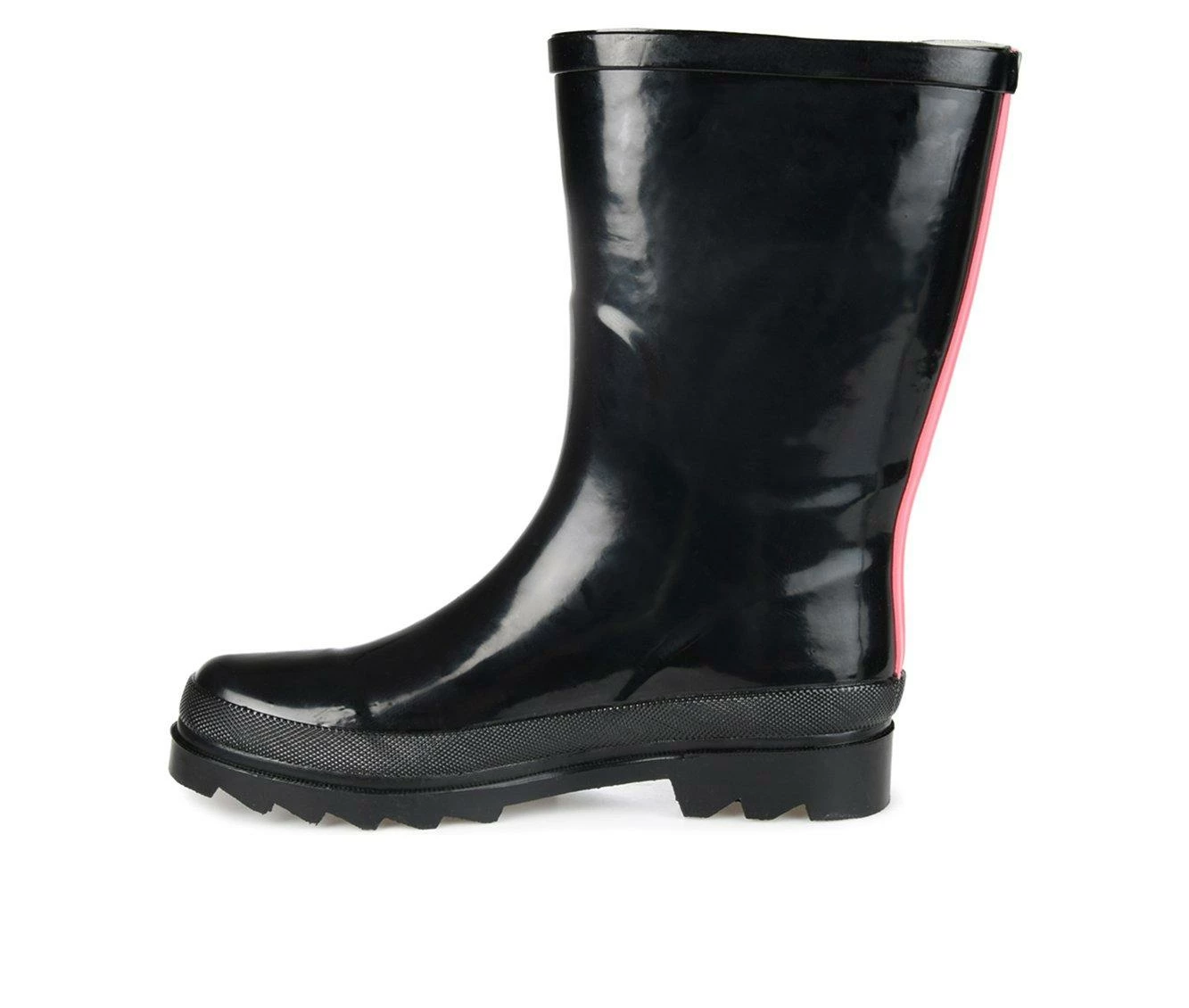 Women's Journee Collection Seattle Rain Boots Black 6 Women's Journee Collection Seattle Rain Boots Black - Image 4