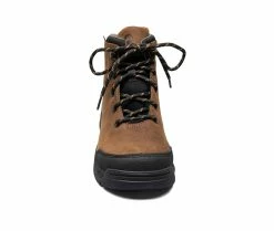 Women's Bogs Footwear Womens Shale Leather Lace Up Ct Waterproof Winter Boots Carmel/Amber -Journee Shop 4 110