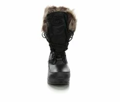 Women's Lugz Tundra Fur Winter Boots Black -Journee Shop 4 159
