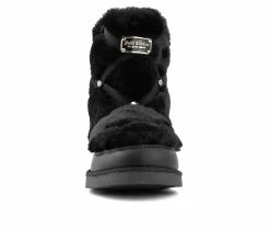 Women's Juicy Knockout Booties Black -Journee Shop 4 229