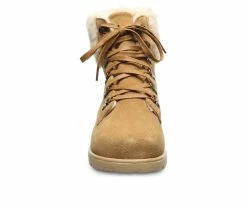 Women's Bearpaw Sam Lace Up Winter Boots Wheat 12 Women's Bearpaw Sam Lace Up Winter Boots Wheat -Journee Shop 4 262