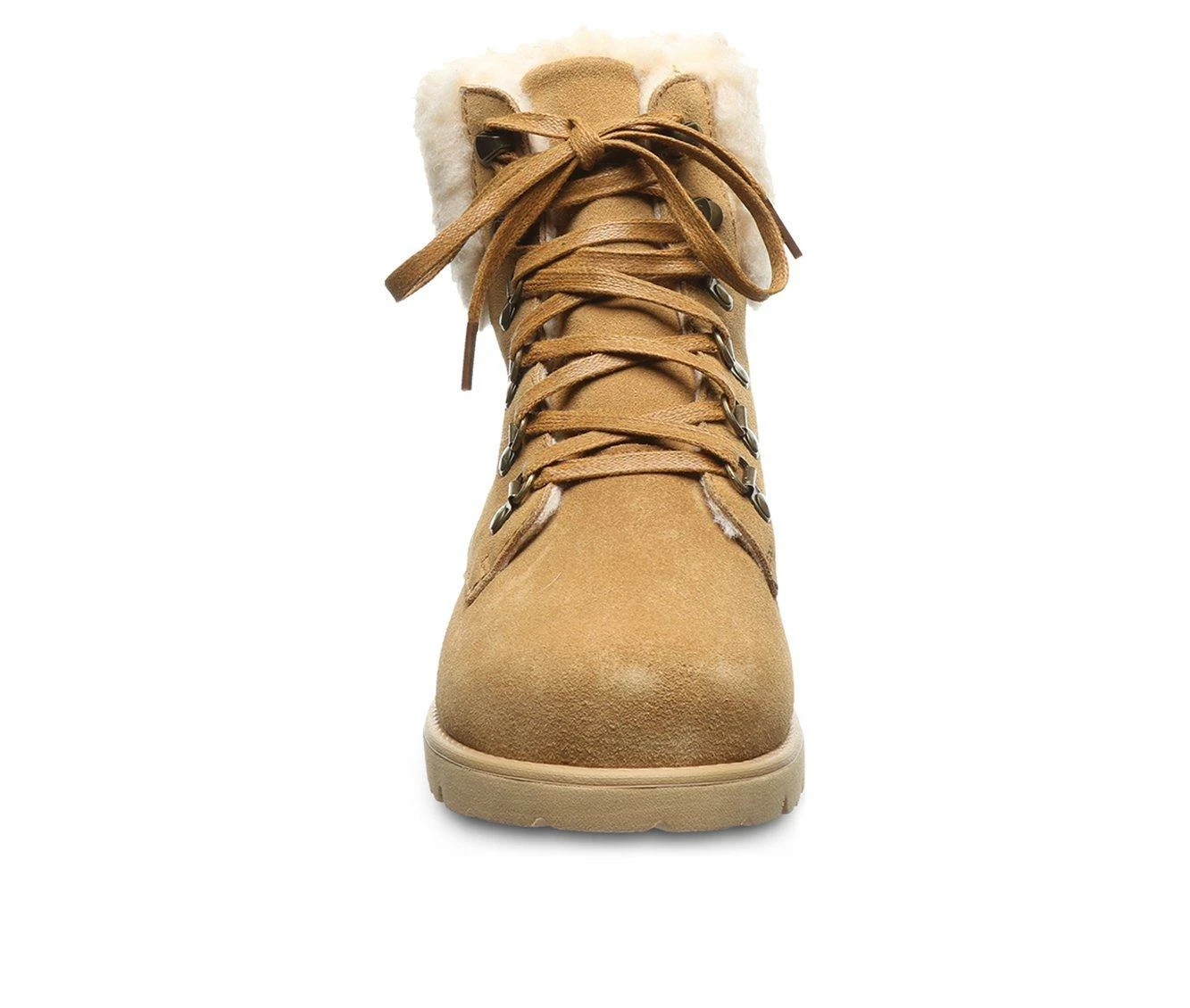 Women's Bearpaw Sam Lace Up Winter Boots Wheat 7 Women's Bearpaw Sam Lace Up Winter Boots Wheat - Image 5