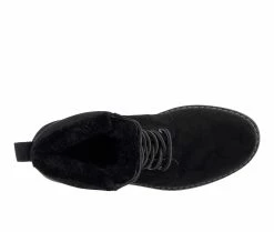 Women's GC Shoes Camila Lace-Up Boots Black 12 Women's GC Shoes Camila Lace-Up Boots Black -Journee Shop 4 294