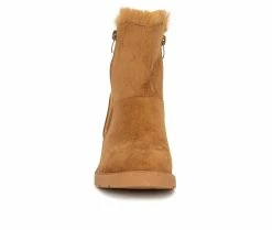 Women's Olivia Miller Rosemary Winter Boots Cognac -Journee Shop 4 317