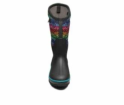 Women's Bogs Footwear "Design A Boot" Rainbow Dots Winter Boots Black Multi -Journee Shop 4 332