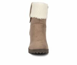 Women's Olivia Miller Amy Winter Booties Sand -Journee Shop 4 340