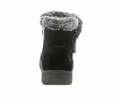 Women's SPRING STEP Kiya Winter Boots Black Suede -Journee Shop 4 341