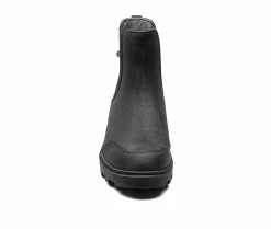 Women's Bogs Footwear Holly Chelsea Leather Chelsea Winter Boots Black -Journee Shop 4 35