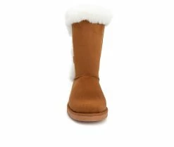 Women's Juicy Koded Winter Boots Cognac -Journee Shop 4 362