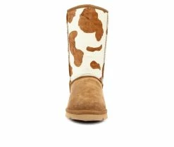 Women's Superlamb Turano 11 Inch Winter Boots Tan Cow -Journee Shop 4 371