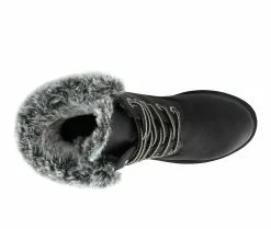 Women's Unionbay Mason Winter Lace-Up Boots Black 12 Women's Unionbay Mason Winter Lace-Up Boots Black -Journee Shop 4 404