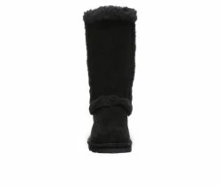 Women's Bearpaw Kendall Tall Winter Boots Black/Black -Journee Shop 4 450