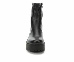 Women's Soda Inaki Platform Wedge Boots Black -Journee Shop 4 506