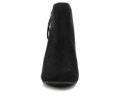 Women's Daisy Fuentes Thala Wedge Booties Black 12 Women's Daisy Fuentes Thala Wedge Booties Black -Journee Shop 4 509